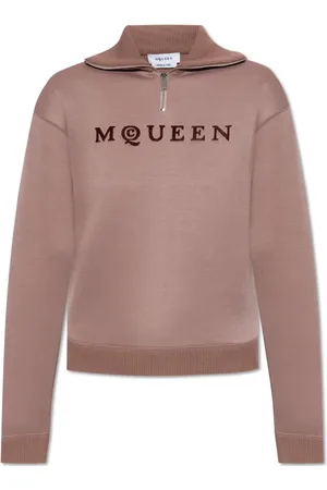 Alexander McQueen Sweatshirts, female, , Size: S Sweatshirt with collar