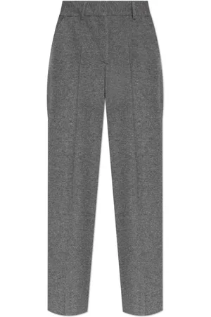 OFFICINE GENERALE Wide Trousers, female, , Size: S Wool trousers with wide legs