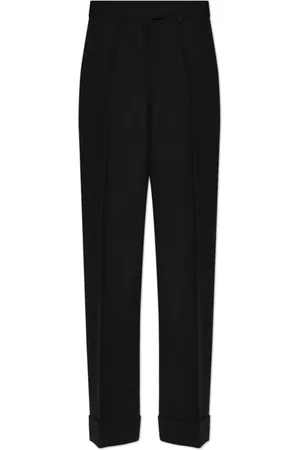 Salvatore Ferragamo Straight Trousers, female, , Size: 2XS Trousers with Wool Finish