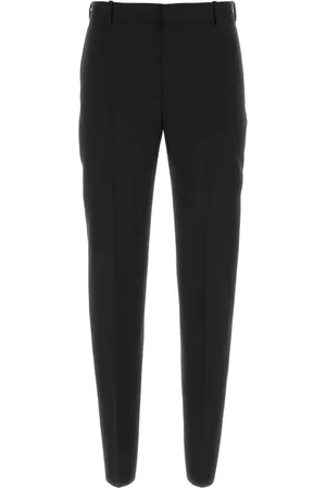 Alexander McQueen Suit Trousers, male, , Size: XL Slim-Fit Wool Pants