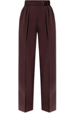 Lanvin Wide Trousers, female, , Size: XS Wool Trousers
