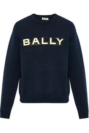 Bally Round-neck Knitwear, male, , Size: XL Sweater with logo