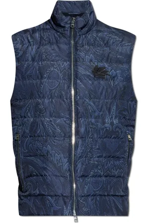 Etro Vests, male, , Size: M Vest with Quilted Front