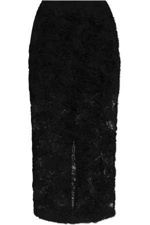 ROTATE Midi Skirts, female, , Size: S Tulle skirt with back slit