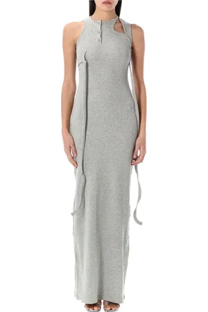 OTTOLINGER Maxi Dresses, female, , Size: M Silver Melange Tank Maxi Dress