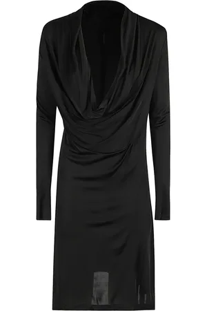 Helmut Lang Midi Dresses, female, , Size: M Chic Cowl Neck Dress