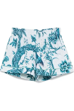 F.R.S For Restless Sleepers Short Shorts, female, , Size: S Floral Print Shorts with Elastic Waistband
