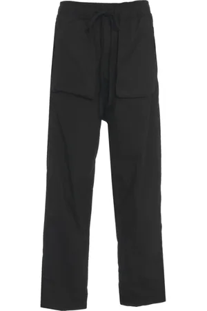 THOM KROM Straight Trousers, male, , Size: L Baggy Straight Leg Trousers