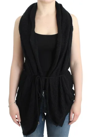Costume National Cardigans, female, , Size: S Sleeveless Knit Cardigan Vest