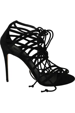 Dolce & Gabbana High Heel Sandals, female, , Size: 6 1/2 US Elegant Suede Gladiator Stilettos