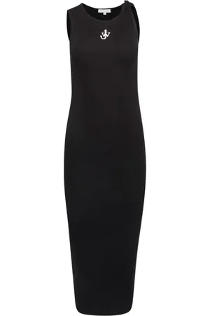J.W.Anderson Maxi Dresses, female, , Size: M Embroidered Logo Dress
