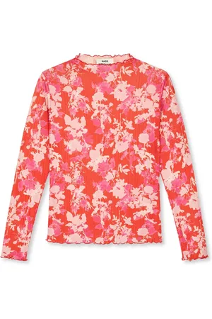 Mads Norgaard Blouses, female, , Size: M Fiery Minnie Blouse with Long Sleeves
