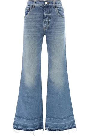 Chloé Flared Jeans, female, , Size: W28 Bootcut Jeans with Fringe Finish