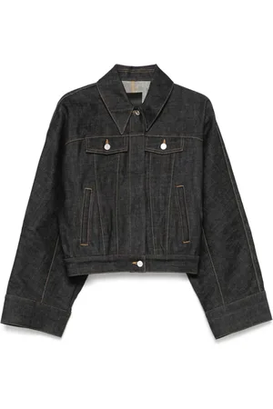 Givenchy Denim Jackets, female, , Size: XS Indigo Jacket with Buttoned Cuffs