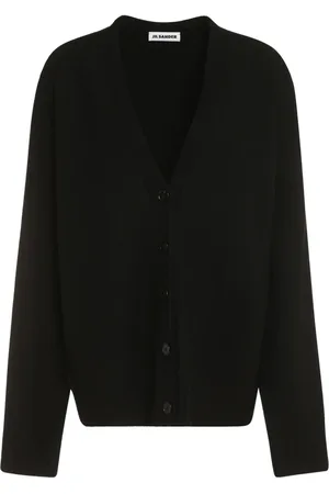 Jil Sander Cardigans, female, , Size: L Wool Cardigan with V-Neckline