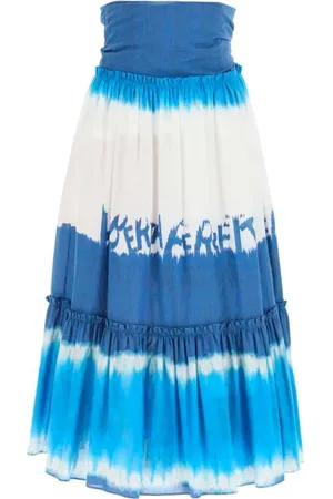 Alberta Ferretti Midi Skirts, female, , Size: M Tie Dye Midi Skirt