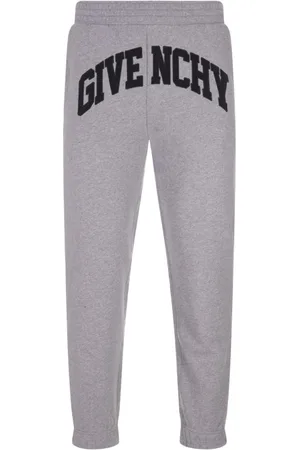 Givenchy Sweatpants, male, , Size: S Logo Cotton Sweatpants with Embroidered Detail