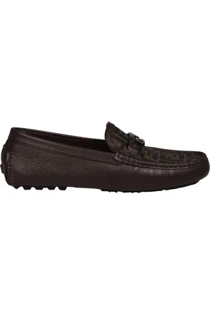Fendi Loafers, male, , Size: 7 US O` Lock Driving Shoes