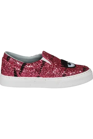 Chiara Ferragni Loafers, female, , Size: 6 US Glitter Slip On Shoes
