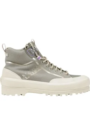 Superga Lace-up Boots, female, , Size: 10 US Fabric Women