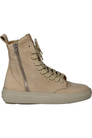 Represent Sneakers, male, , Size: 9 US Nubuck Leather High-Top Sneakers