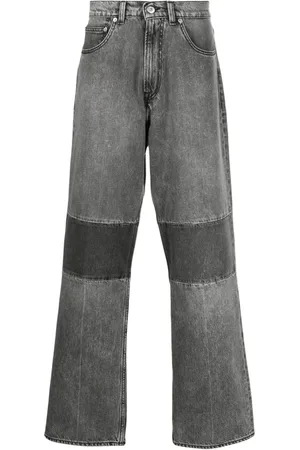 OUR LEGACY Straight Jeans, male, , Size: W33 Extended Third Cut Black/Grey Straight Jeans
