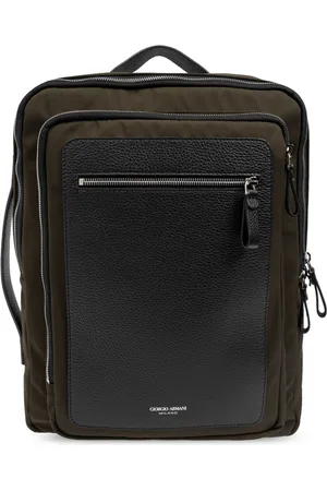 Giorgio Armani Backpacks, male, , Size: ONE SIZE Backpack with printed logo