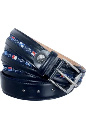 Paul & Shark Belts, male, , Size: 120 CM Adjustable Leather Belt