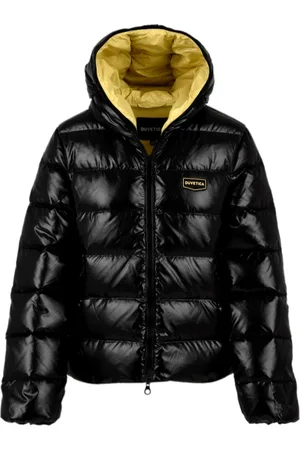 Duvetica Down Jackets, female, , Size: XS Quilted Coat with Hood and Zipper
