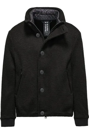 Bomboogie Winter Jackets, male, , Size: L Boiled Wool Short Coat