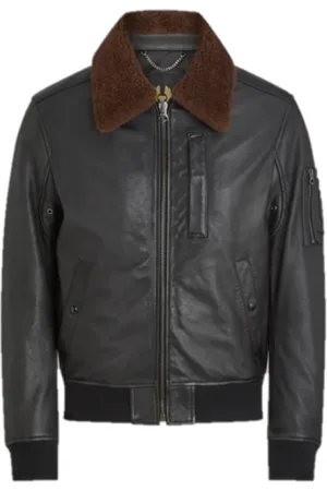 Belstaff Leather Jackets, male, , Size: M Classic Alstone Bomber Jacket