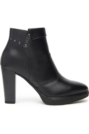 Nero Giardini Heeled Boots, female, , Size: 9 US Studded Leather Ankle Boots