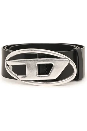 Diesel Belts, male, , Size: 95 CM Leather Belt with D Buckle