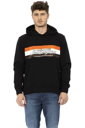 AUTOMOBILI LAMBORGHINI Hoodies, male, , Size: M Luxury Hoodie with Zip Pockets