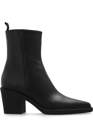 Gianvito Rossi Heeled Boots, female, , Size: 9 1/2 US Leather ankle boots Dylan