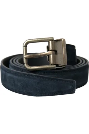 Dolce & Gabbana Belts, male, , Size: 105 CM Leather Belt with Metal Buckle