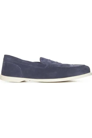 JOHN LOBB Loafers, male, , Size: 7 US Suede Loafer Shoes