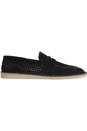Dolce & Gabbana Loafers, male, , Size: 11 US Flat Shoes with Leather Sole