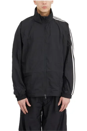 Y-3 Light Jackets, male, , Size: L Nylon 3 Stripes Sweatshirt