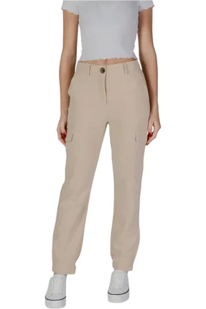 B YOUNG Slim-fit Trousers, female, , Size: XS Zip-Button Trousers with Pockets