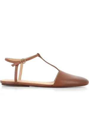MARSÈLL Ballerinas, female, , Size: 7 1/2 US Leather Flat Shoes