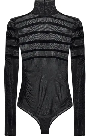 Jean Paul Gaultier Body, female, , Size: XS Turtleneck Long Sleeve Bodysuit