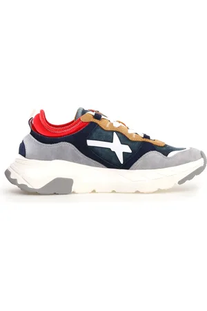 W6YZ Sneakers, male, , Size: 12 US Blue Sneakers with Unique Design