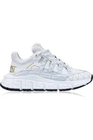 VERSACE Sneakers, female, , Size: 10 US Greek Style Lace-Up Women