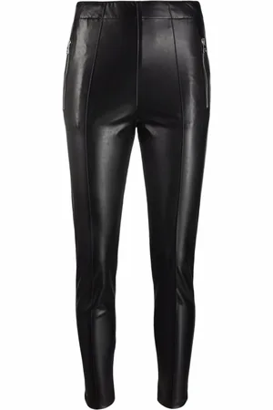 ERMANNO SCERVINO Skinny Trousers, female, , Size: S Skinny Leather-Look Trousers
