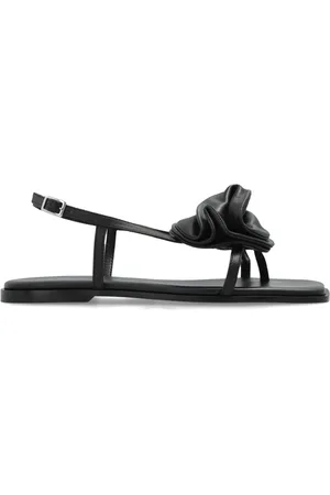 vic matiè Flat Sandals, female, , Size: 7 US Leather sandals Logic