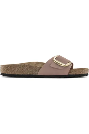 Birkenstock Sliders, female, , Size: 11 US Madrid Big Buckle Sandals