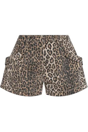R13 Short Shorts, female, , Size: W27 Animal Print Shorts
