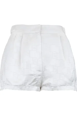 Elisabetta Franchi Short Shorts, female, , Size: M Zipper Shorts with Logo Detail
