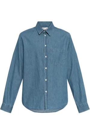 Samsøe Samsøe Denim Shirts, male, , Size: S Saryan Denim Shirt